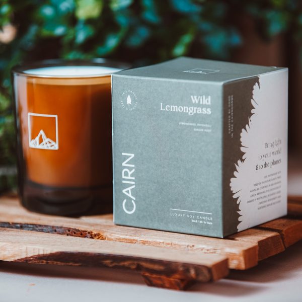 Wild Lemongrass – Amber Glass