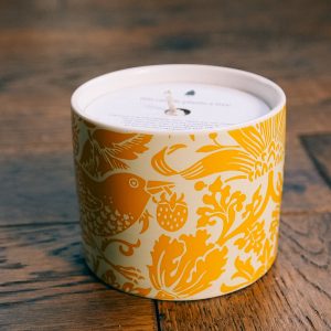 William Morris Ceramic Candle – Yellow